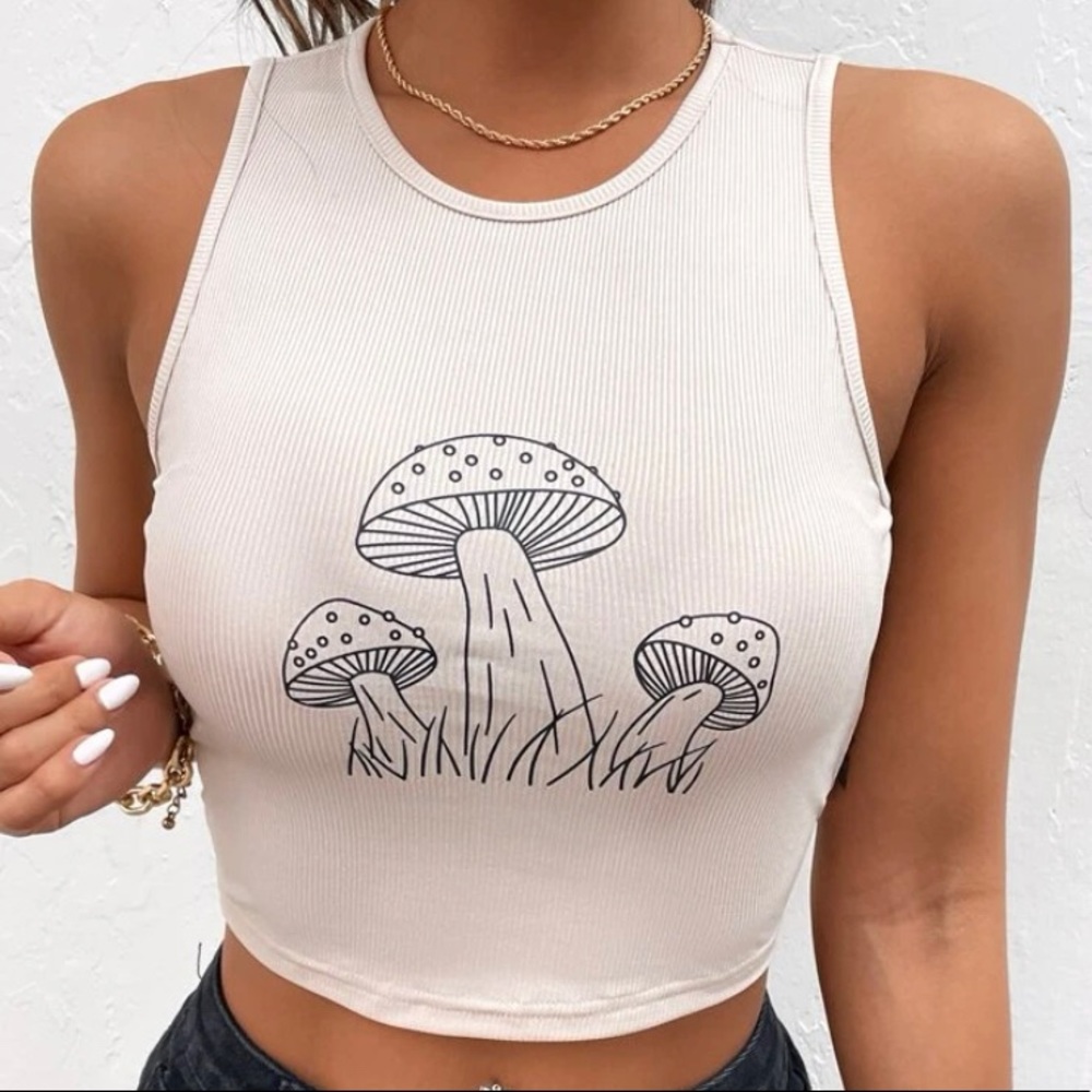 Mushroom Crop Top